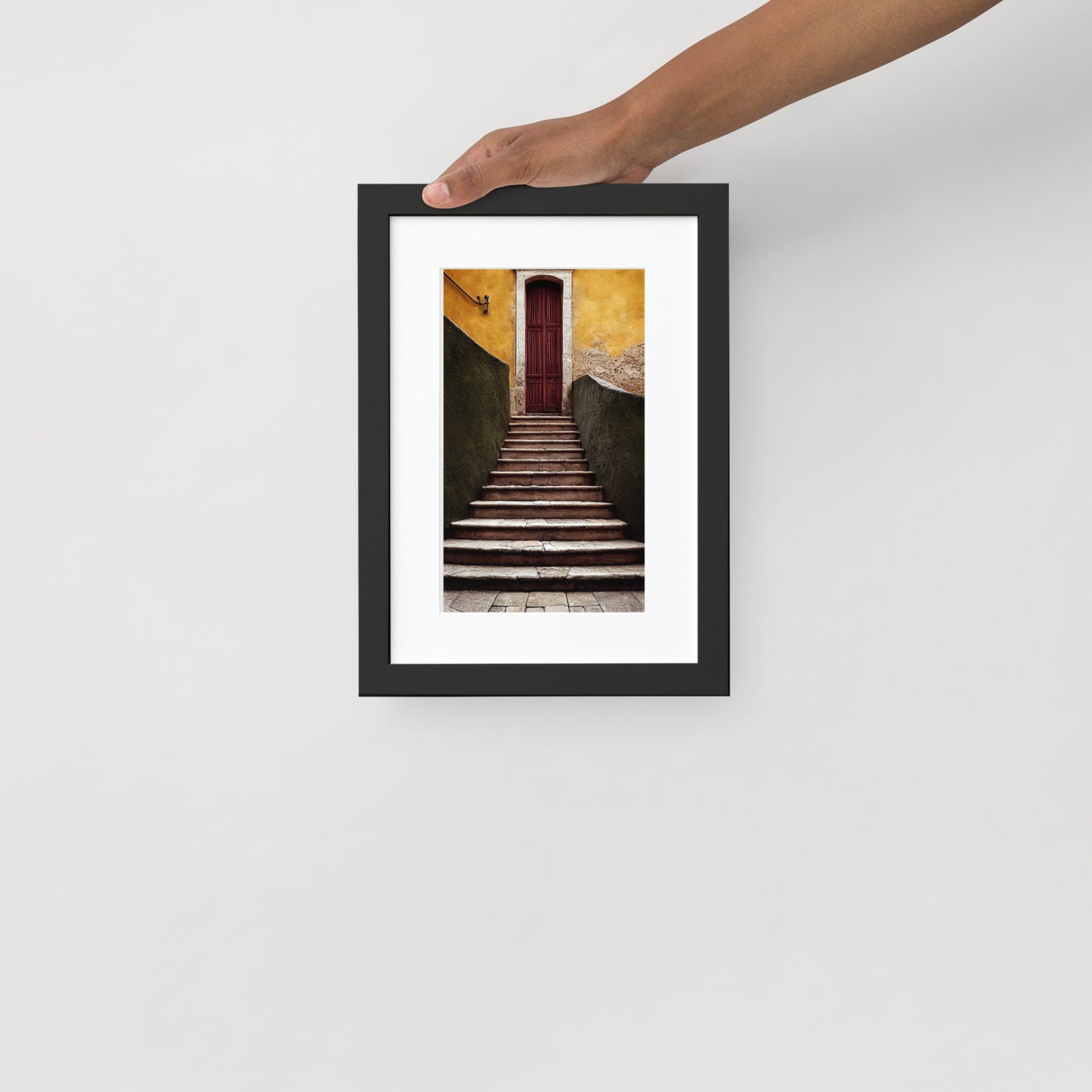 Matte Paper Framed Poster With Mat