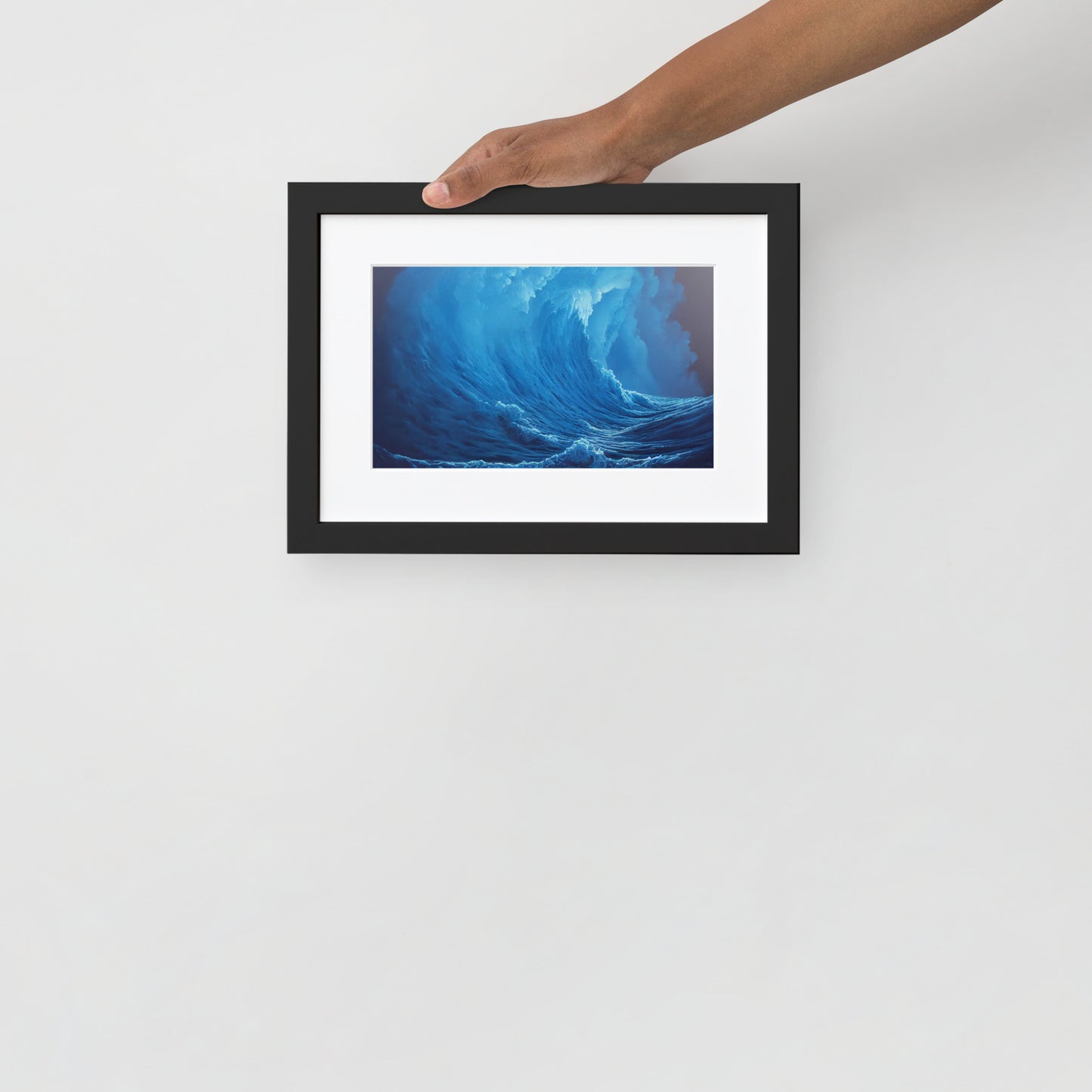 Matte Paper Framed Poster With Mat