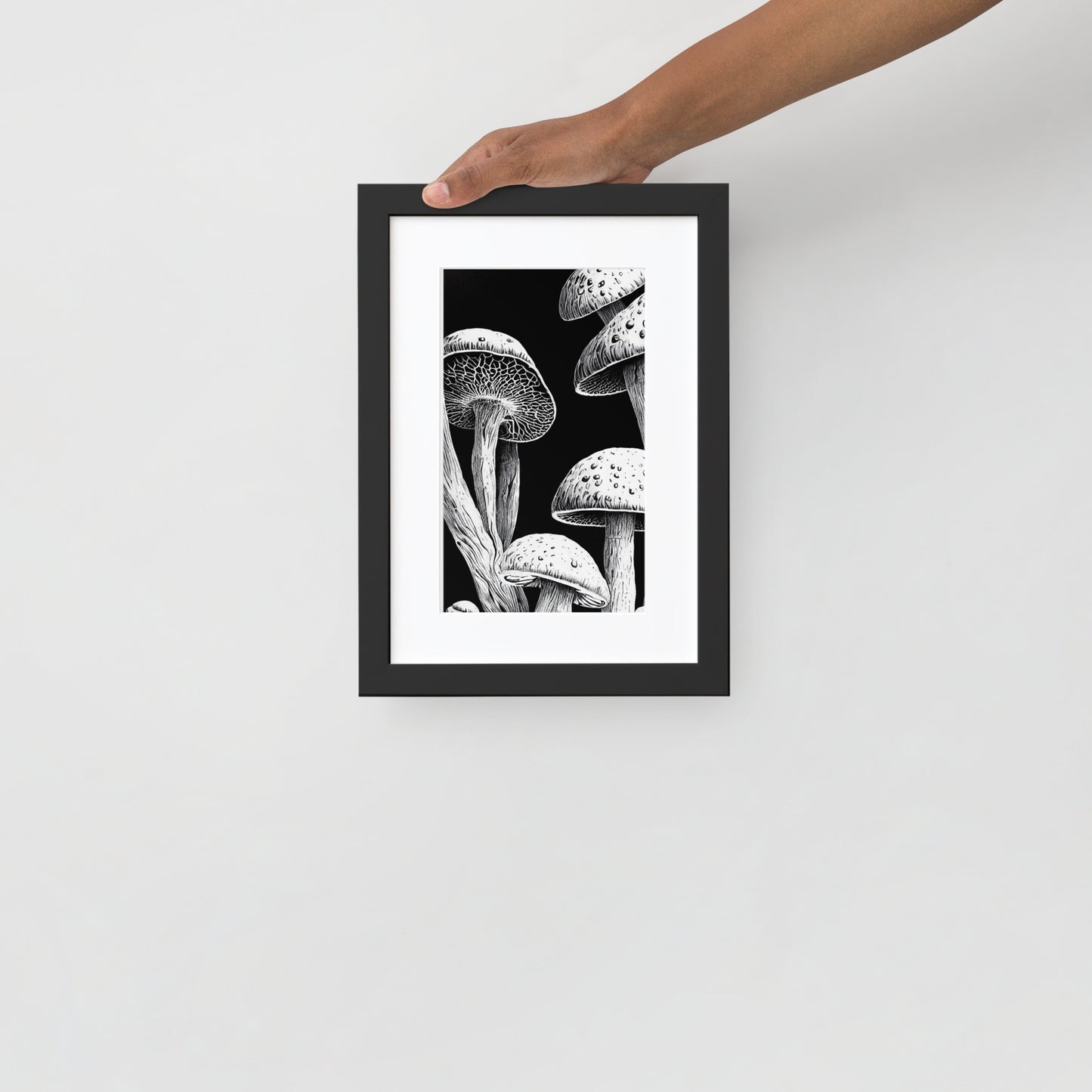 Matte Paper Framed Poster With Mat