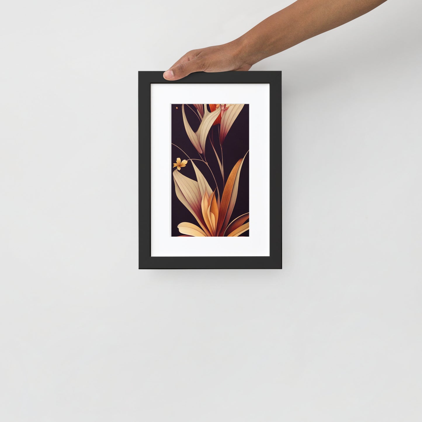 Matte Paper Framed Poster With Mat