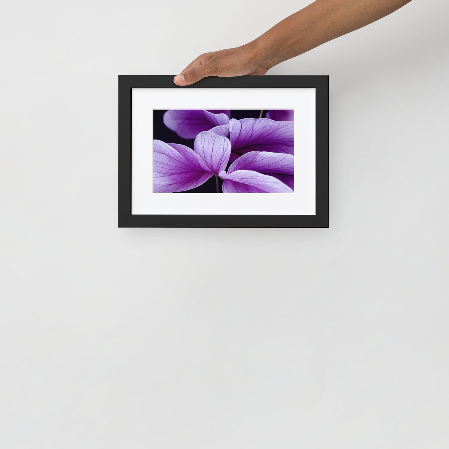 Matte Paper Framed Poster With Mat