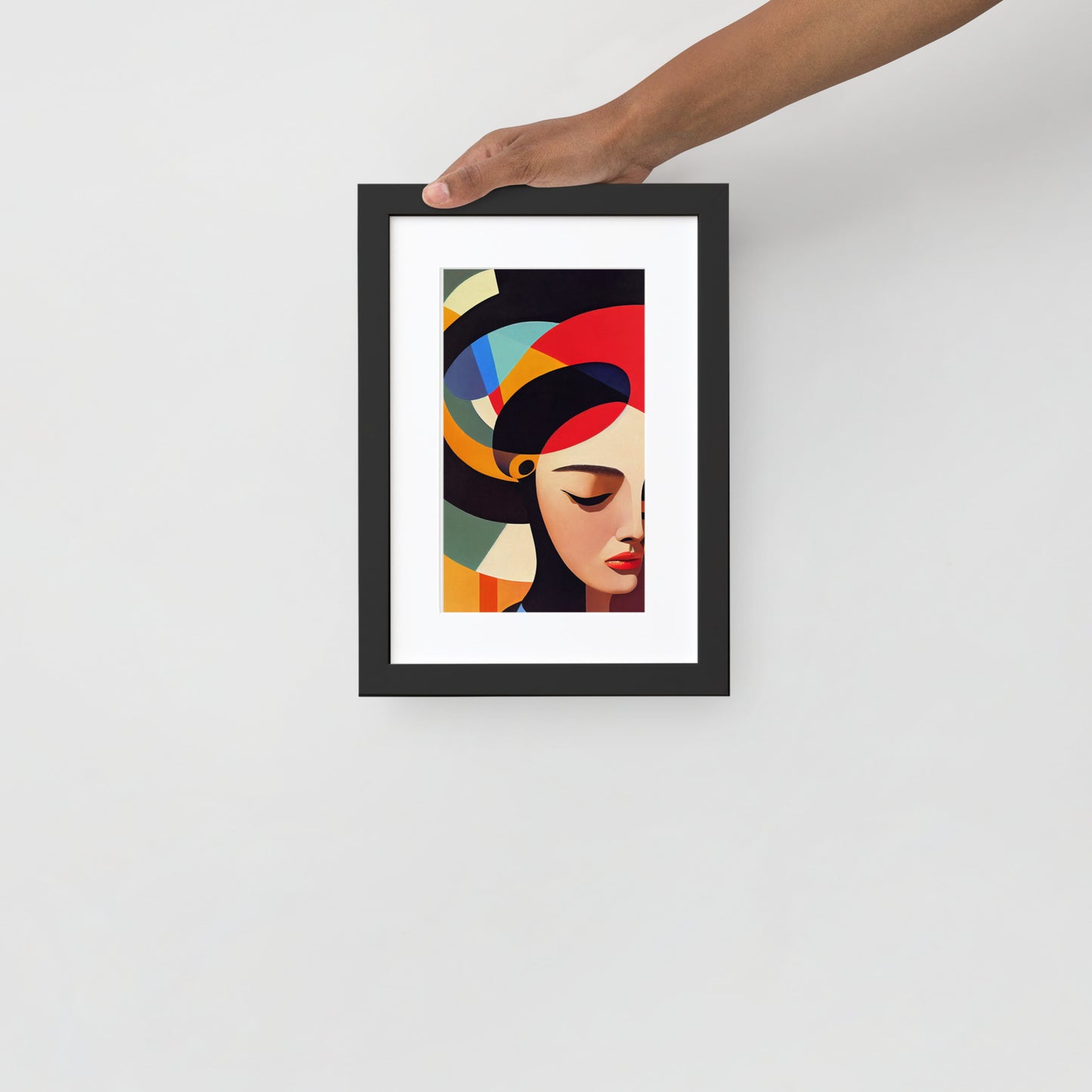 Matte Paper Framed Poster With Mat