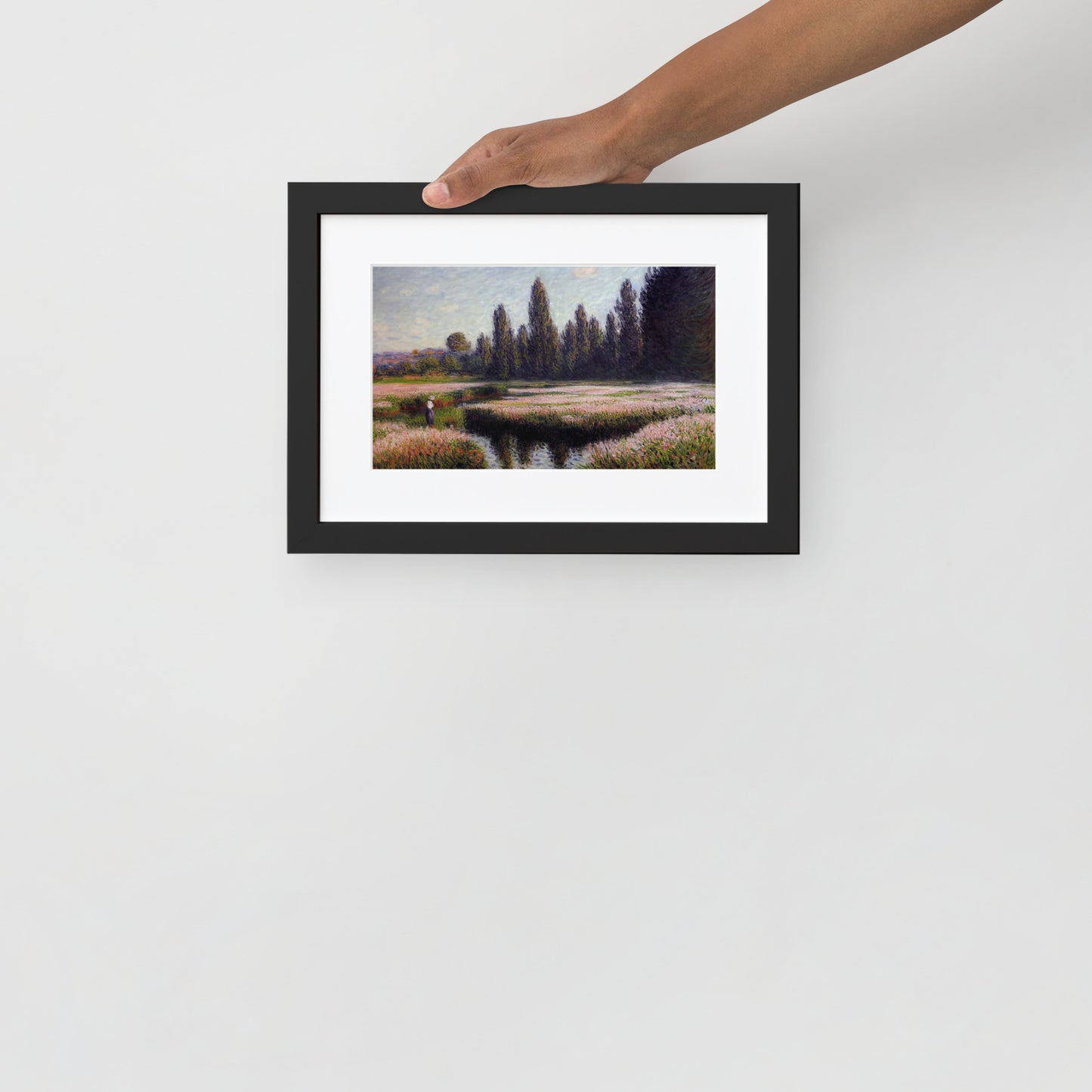 Matte Paper Framed Poster With Mat