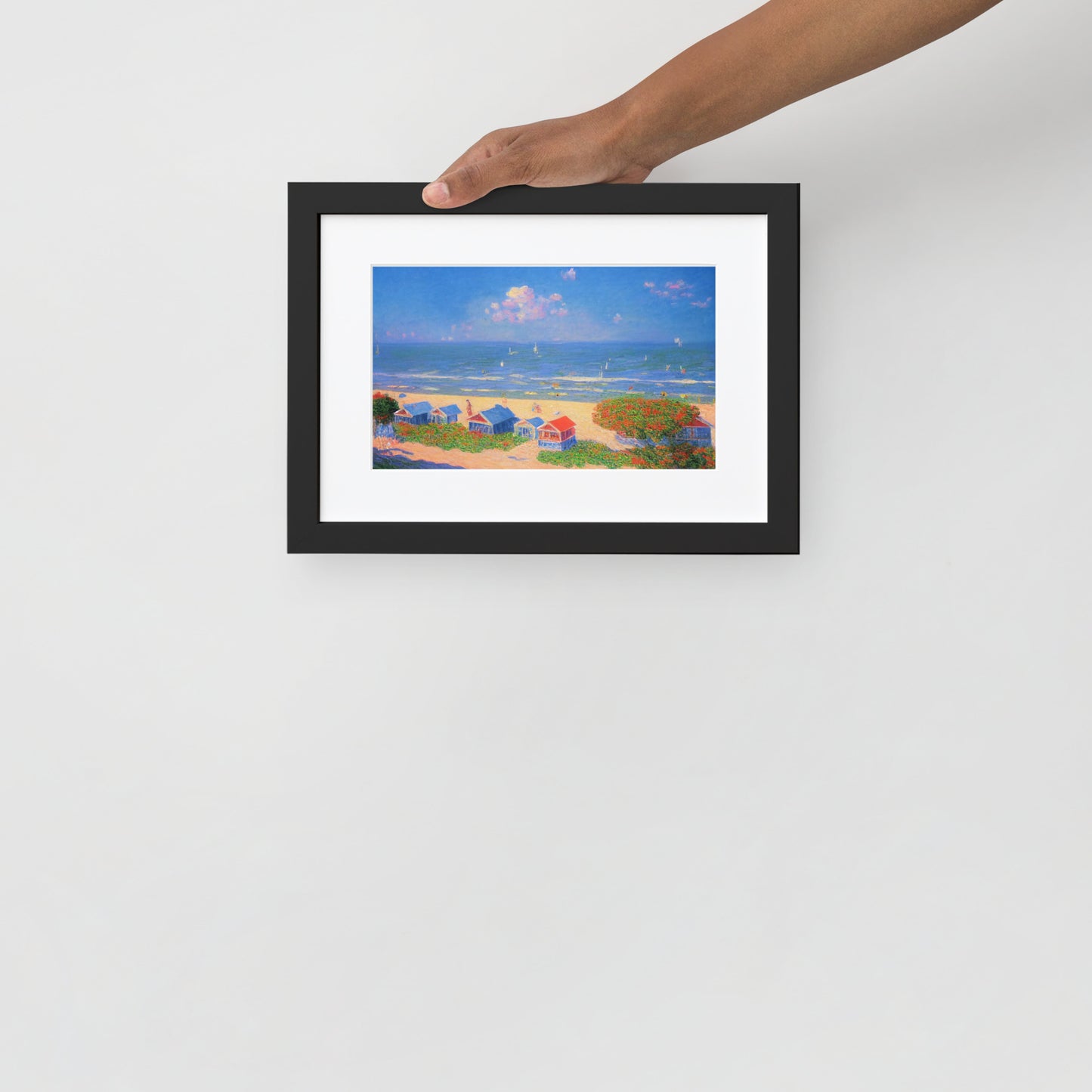 Matte Paper Framed Poster With Mat