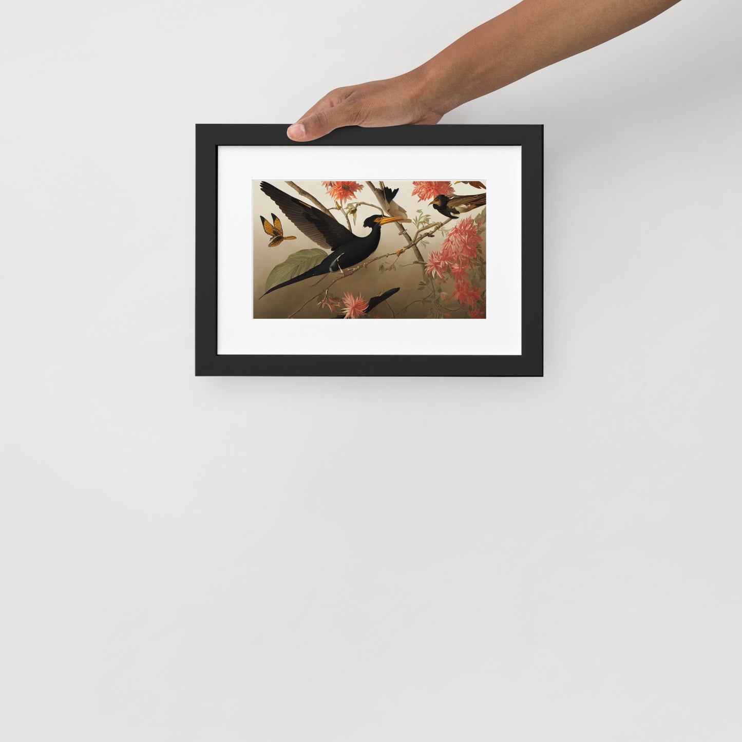 Matte Paper Framed Poster With Mat