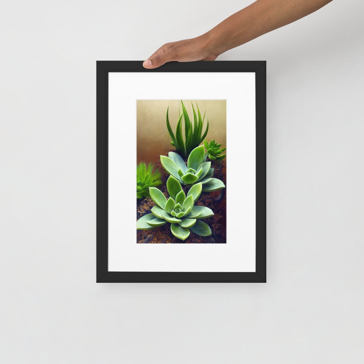 Matte Paper Framed Poster With Mat