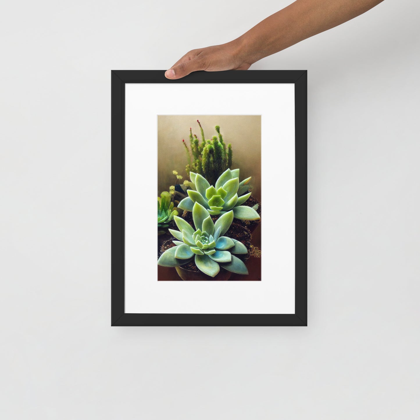 Matte Paper Framed Poster With Mat