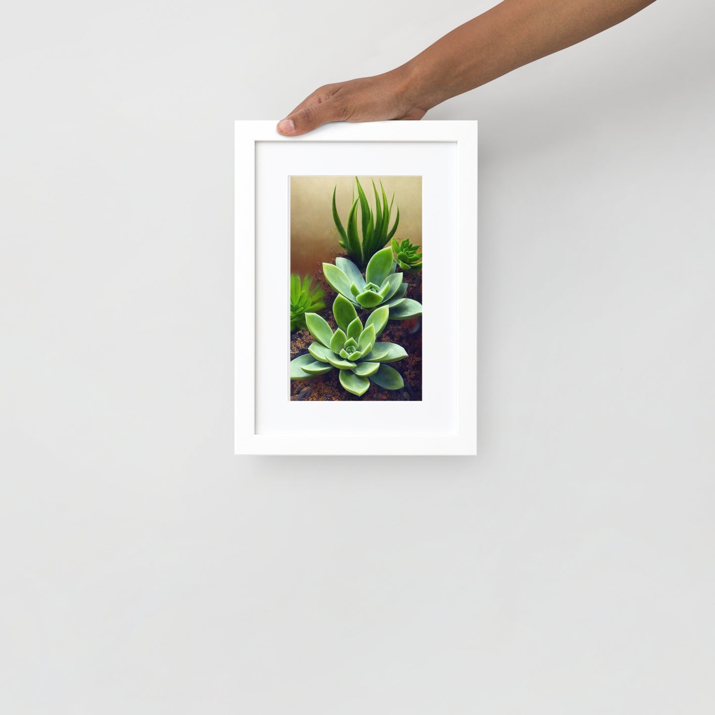 Matte Paper Framed Poster With Mat