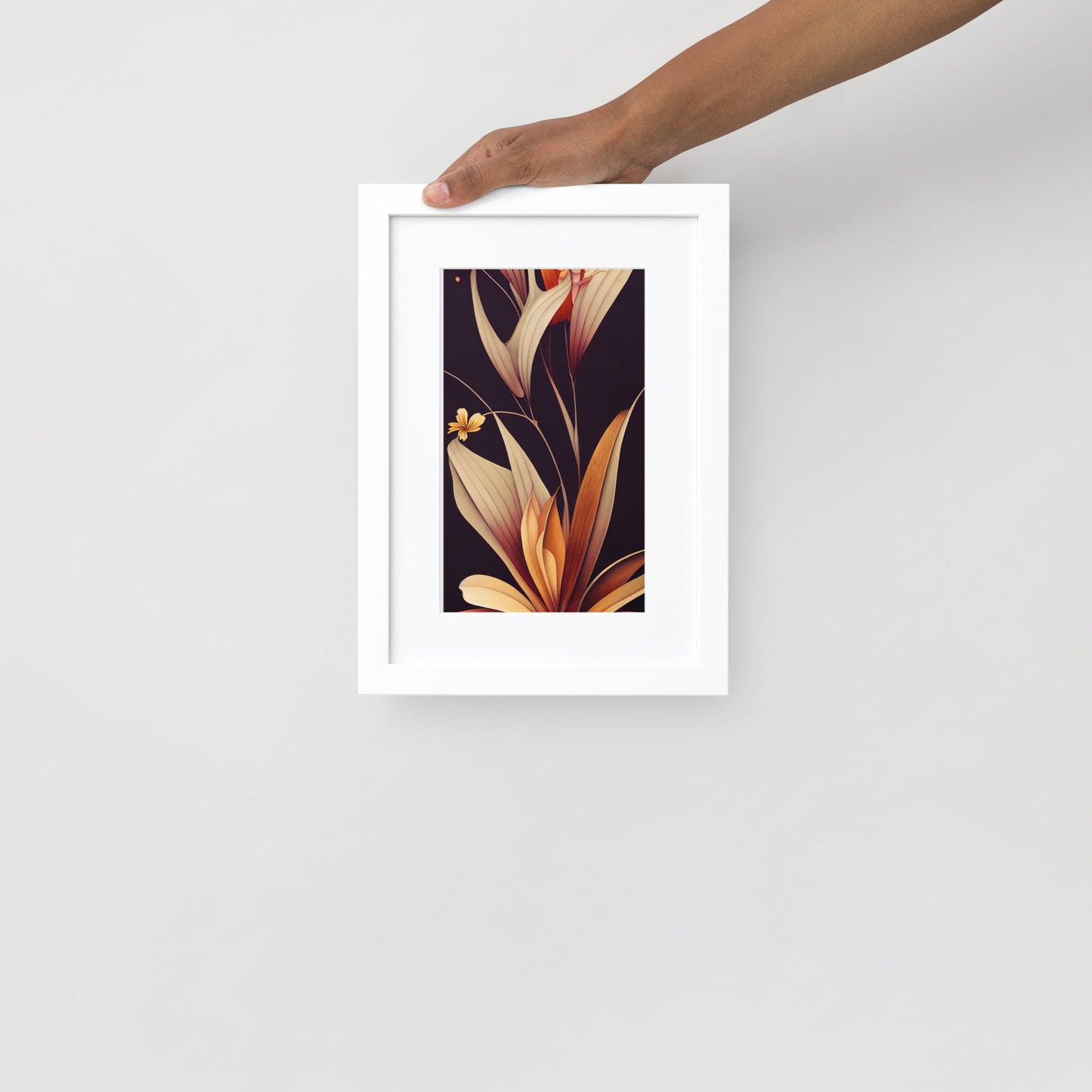 Matte Paper Framed Poster With Mat