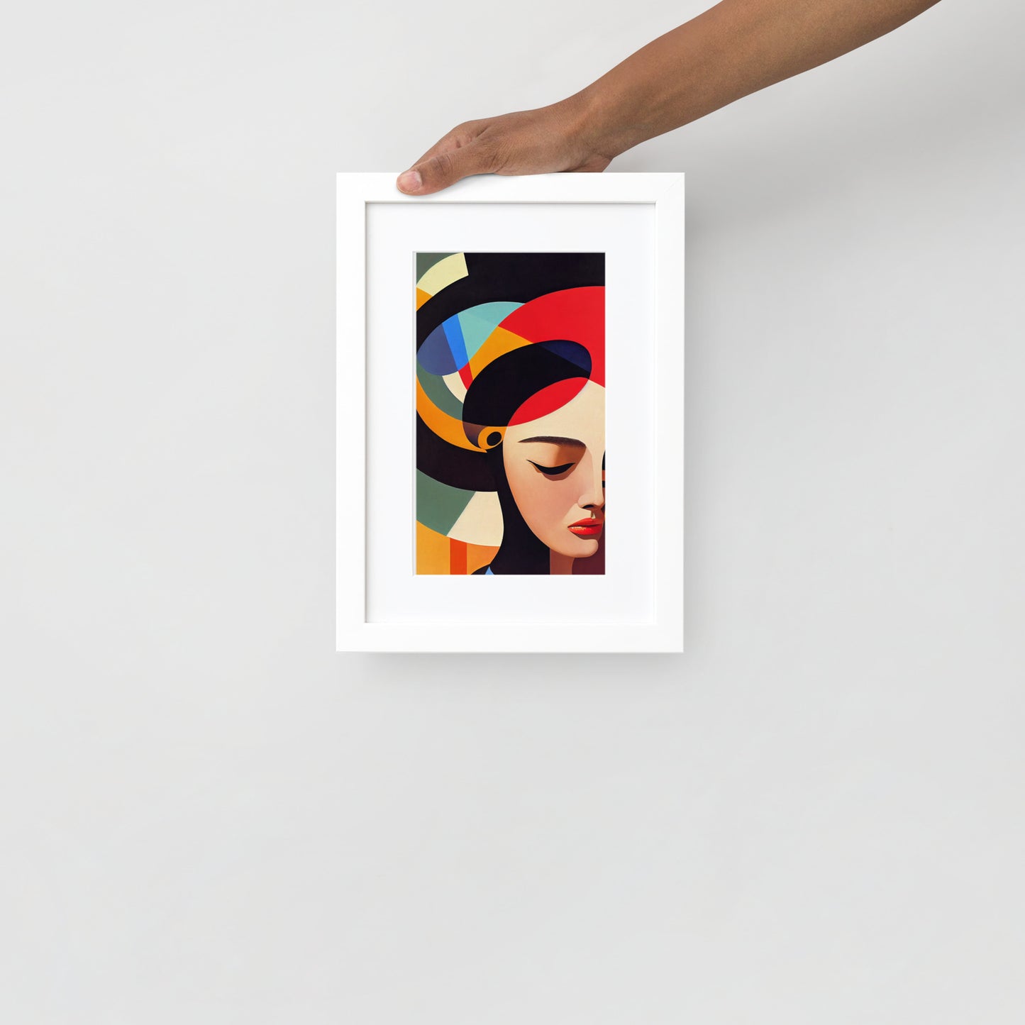 Matte Paper Framed Poster With Mat