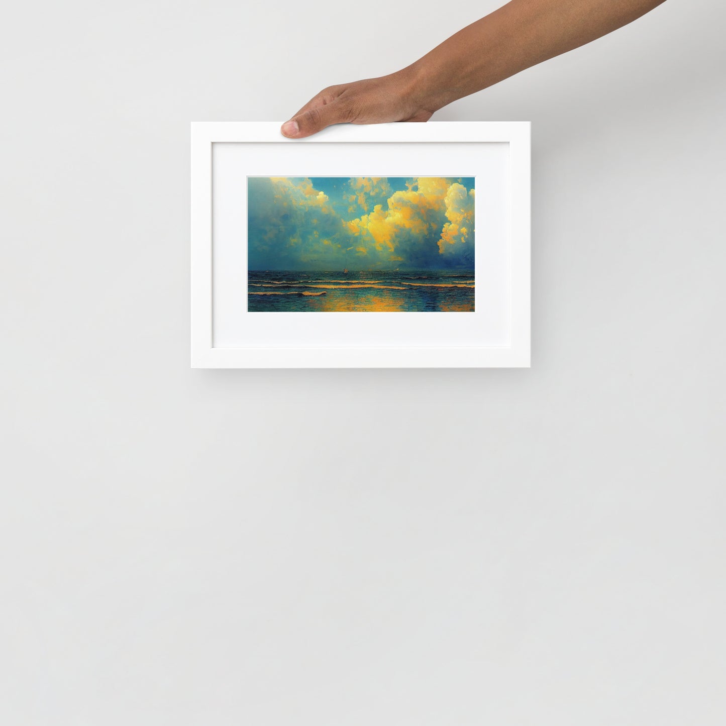 Matte Paper Framed Poster With Mat