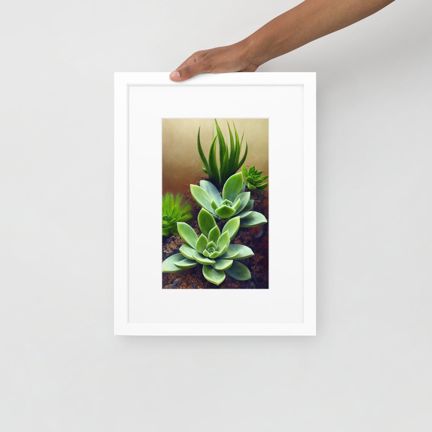 Matte Paper Framed Poster With Mat