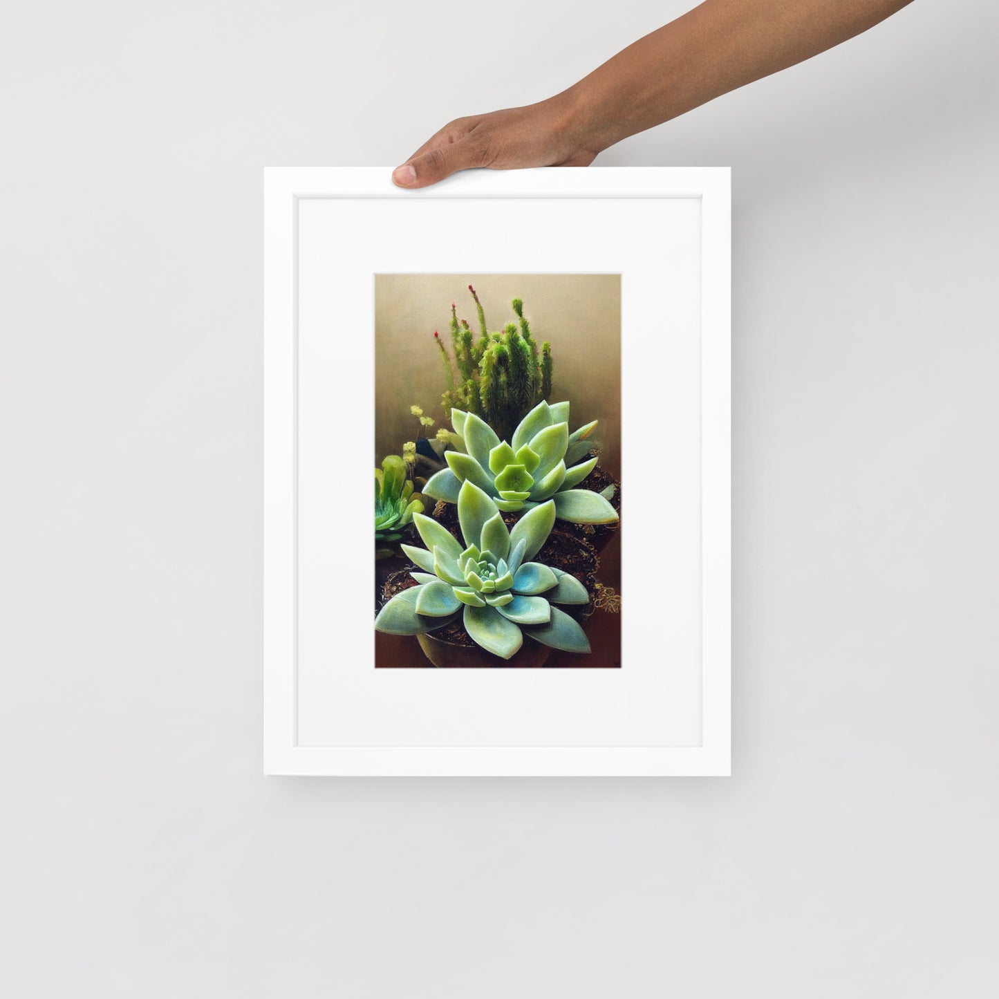 Matte Paper Framed Poster With Mat