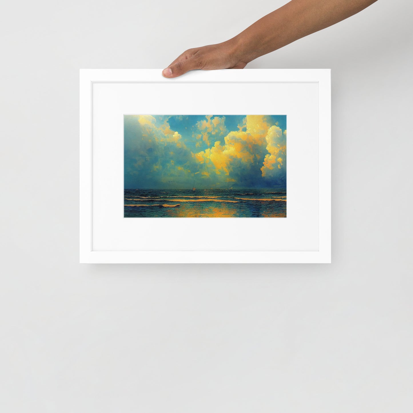 Matte Paper Framed Poster With Mat